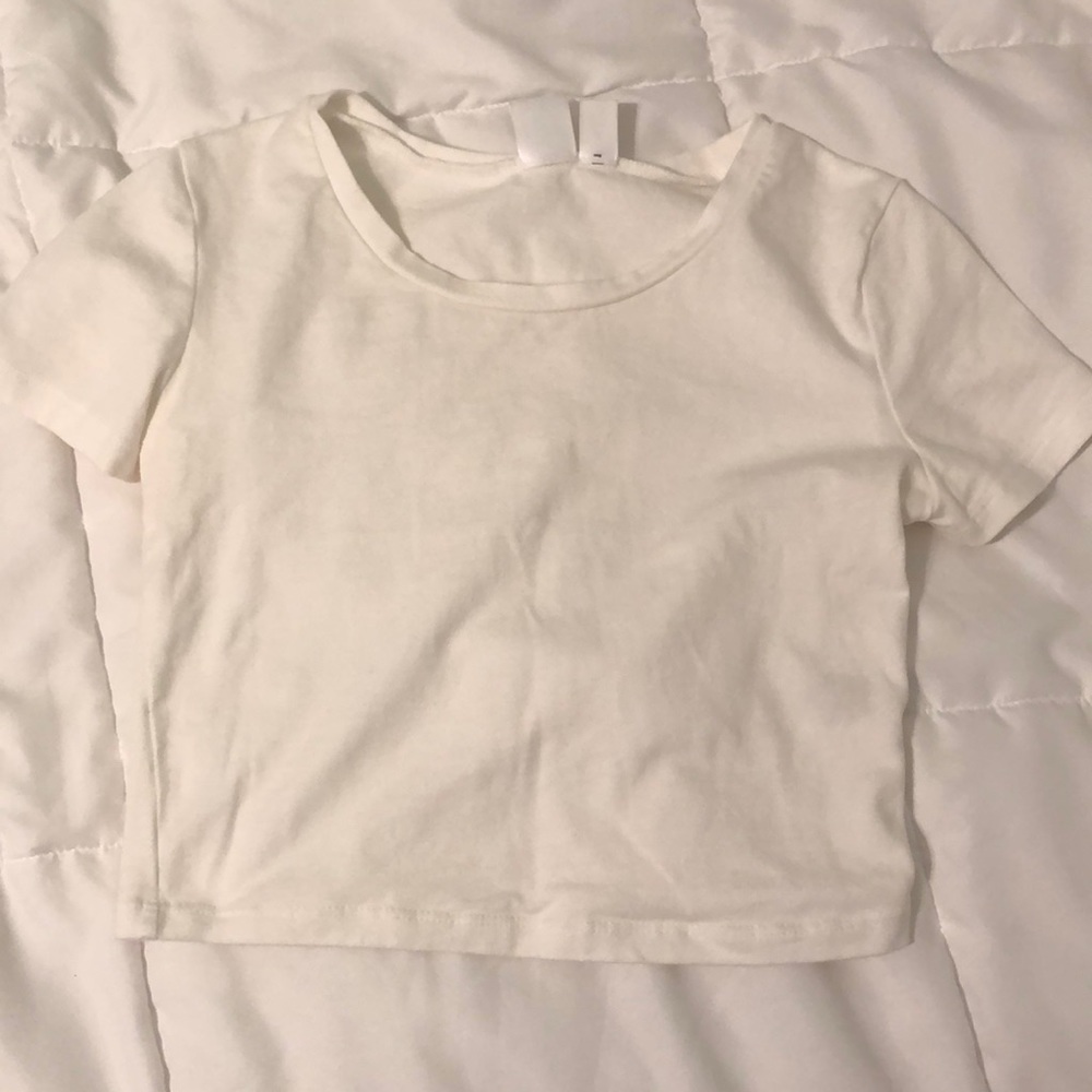 Nordstrom BP white crop top